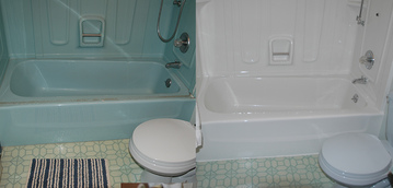 bathtub and shower refinishing before and after