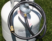 Eccotemp L5 Cabin Tankless Water Heater Regulator and LP Hose