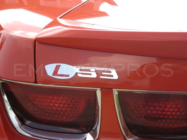 LS3 "Z06 STYLE" EMBLEM STAINLESS STEEL W/ COLOR CHOICE 