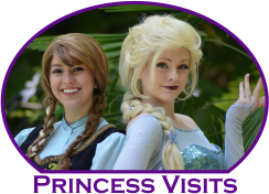 Princess Party characters Atlanta Mystical Parties