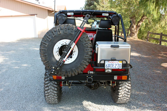 FJ40 Tire Carrier and Cooler Rack