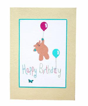 Fairtrade and ecofriendly childrens birthday cards