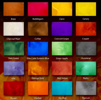 Reflector Enhancer Metallic Epoxy Floor Color Samples