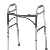 Drive Adult, Deluxe Folding Walker, Two Button