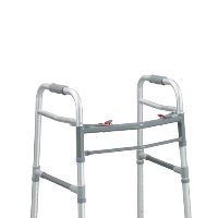 Drive Adult/Junior, Deluxe Folding Walker, Two Button, Universal