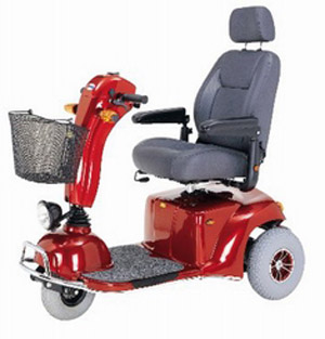 Merits S331 Pioneer 9 DLX - Bariatric scooter