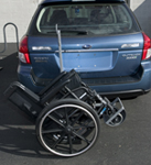 Pride Caddy - Manual Wheelchair Carrier