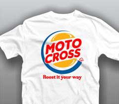 Moto Cross Homme T-Shirt Cadeau Drôle Ride Rapide Feuille Sale MX