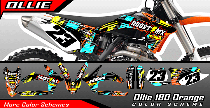 Roost MX - Motocross Graphics - Jersey ID Lettering