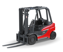 Linde 1252 Cushion & Pneumatic Tire Electric Forlifts
