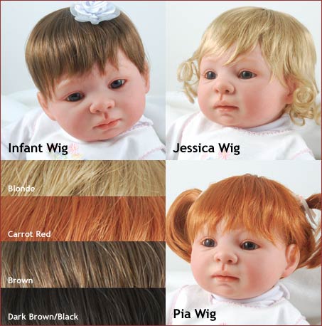 Premiere Reborning Doll Kits & Sculpting Supplies - Baby Doll Wigs