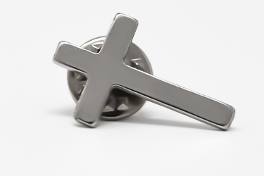 Silver Cross Pin.