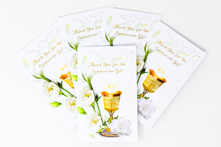 Communion Thank You Cards.