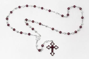 Purple Lourdes Rosary.