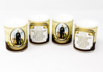 Saint Peregrine Votive Candle.