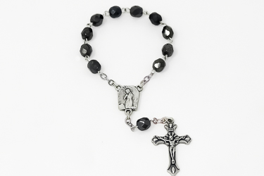 Handheld Black Rosary.
