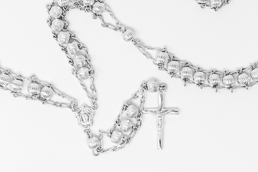 925 Silver Ladder Rosary Beads.