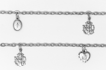 Lourdes Apparition Emblem Bracelet.