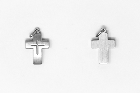 Men's Sterling Silver Cross Pendant.