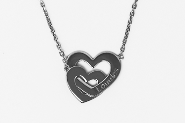 Lourdes Heart Necklace 