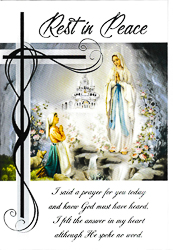 Catholic Just Divine Gifts Wedding Day Mass Card 