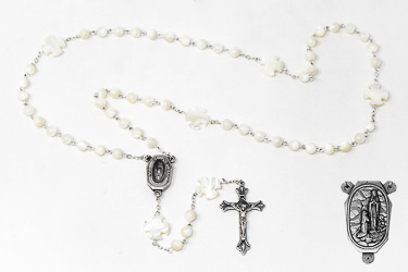 Mother of Pearl Rosary Beads
