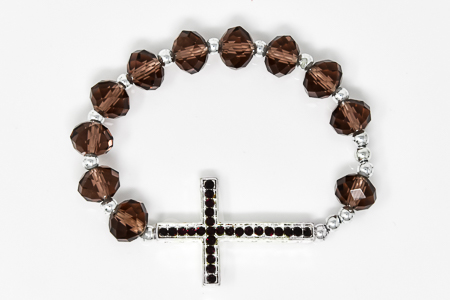Amethyst Rosary Bracelet.