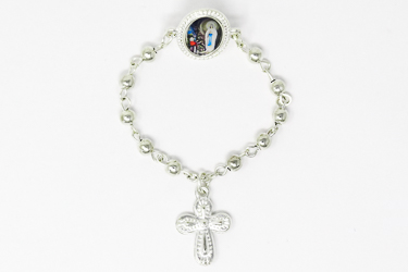 Silver Rosary Pin.