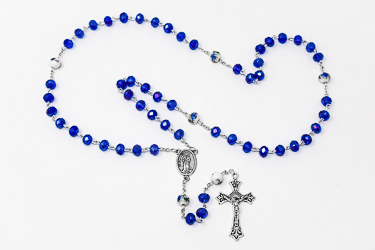 Bernadette Amethyst Rosary. 