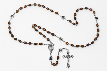 Wooden Rosary Beads.
