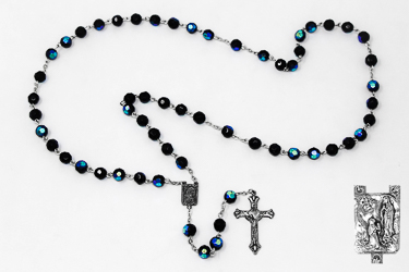 Black Rosary Beadsl.