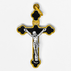 Black Crucifix Pendants.