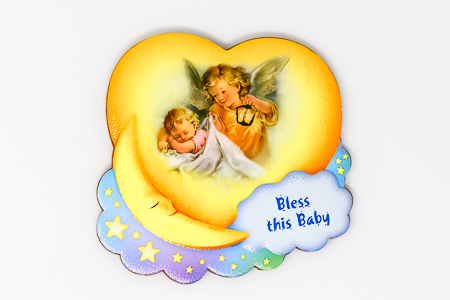 Bless this Baby Plaque.