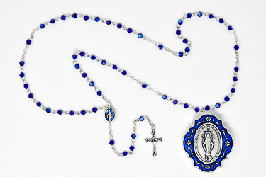 Crystal Miraculous Rosary.