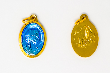 Oval Virgin Mary Medal.