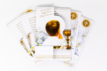 Boys Communion Invitation Cards.