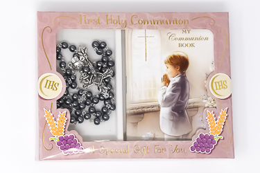 Boy's Communion Rosary & Prayer Book..