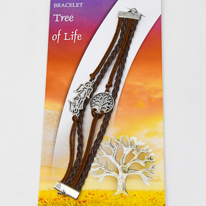 Brown Tree of Life Bracelet
