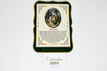 Calendar - Saint Joseph 2025 with Prayer.