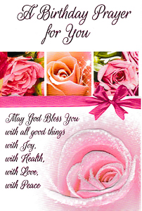 Card A Birthday Prayer For You.
