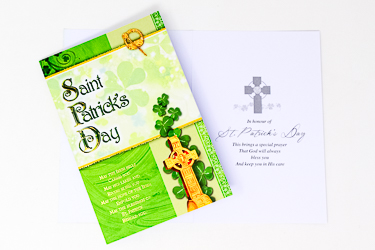 Card In Honour of Saint Patrick's Day.