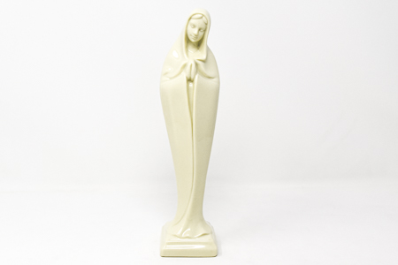 Porcelain Virgin Mary Statue.