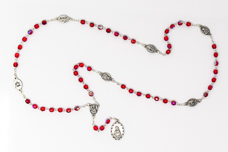 Red Chaplet of The Seven Sorrows of Mary.
