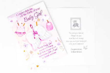 Baby Girl Card.