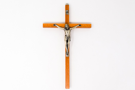 Beech Wood Crucifix.