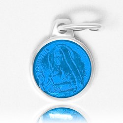 Dark Blue Bernadette Medal.