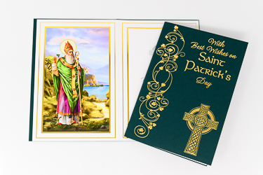 Saint Patrick's De-Luxe Parchment Card.