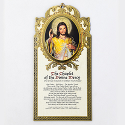  Divine Mercy Wood Plaque.