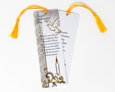 Bookmark with Confirmation Prayer.
