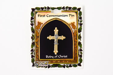 Cross Pin and Chalice.